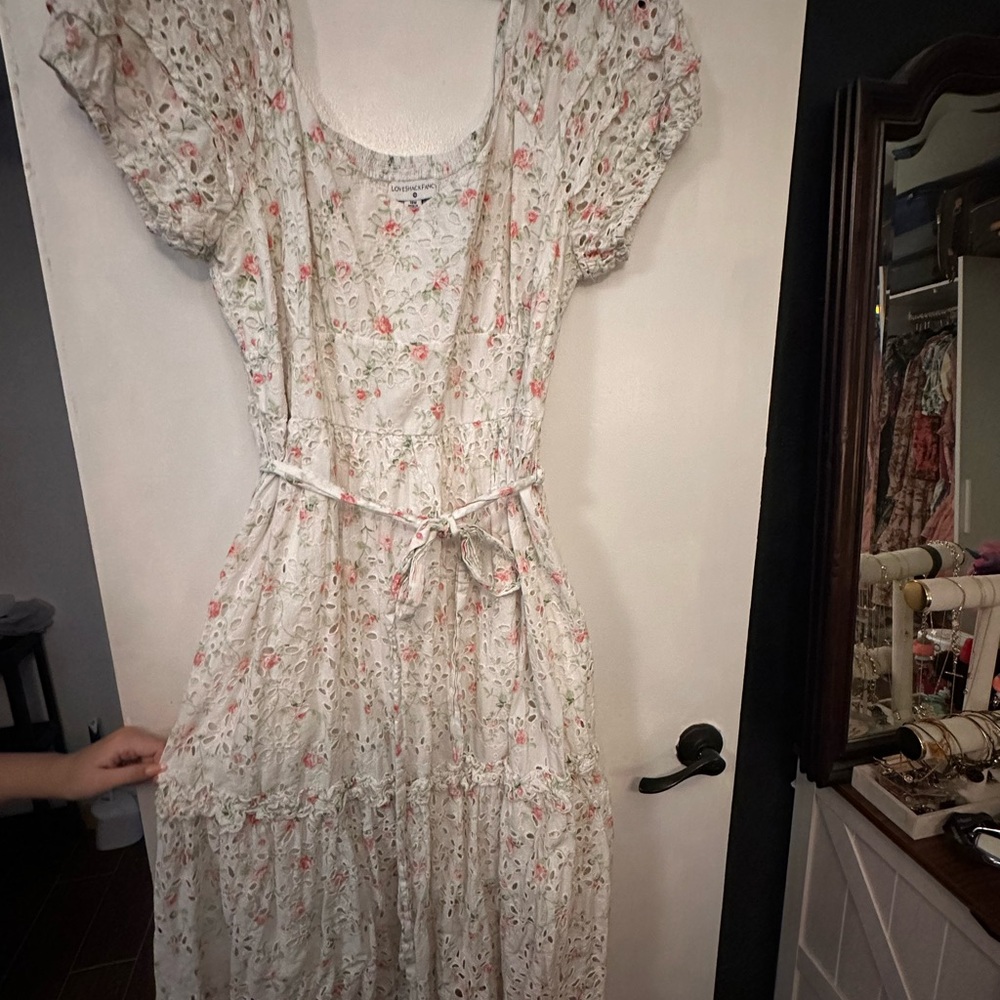 Loveshackfancy Floral Print Women's Dress